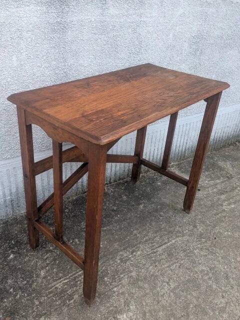 Oak children's desk or side table
