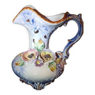 Pichet vintage style baroque en porcelaine italie 1930