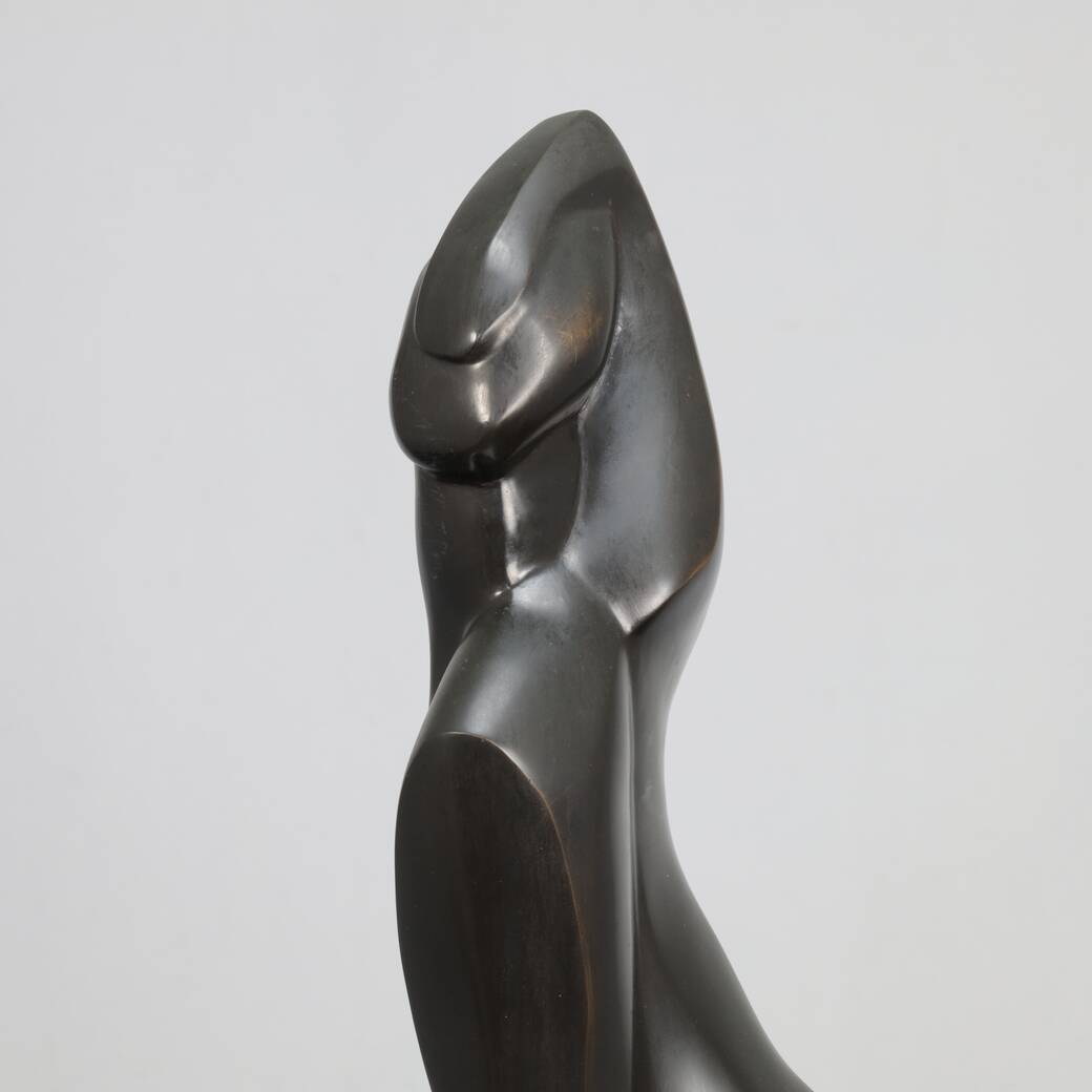 Bronze woman figure sculpture by Francine Govers, Netherlands, 1990s