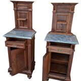 Coppia di Comodini a "Tempietto" Fine '800