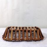 Scandinavian teak trash