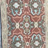 Tapis ancien aubusson 19eme tissé main  208x306 cm