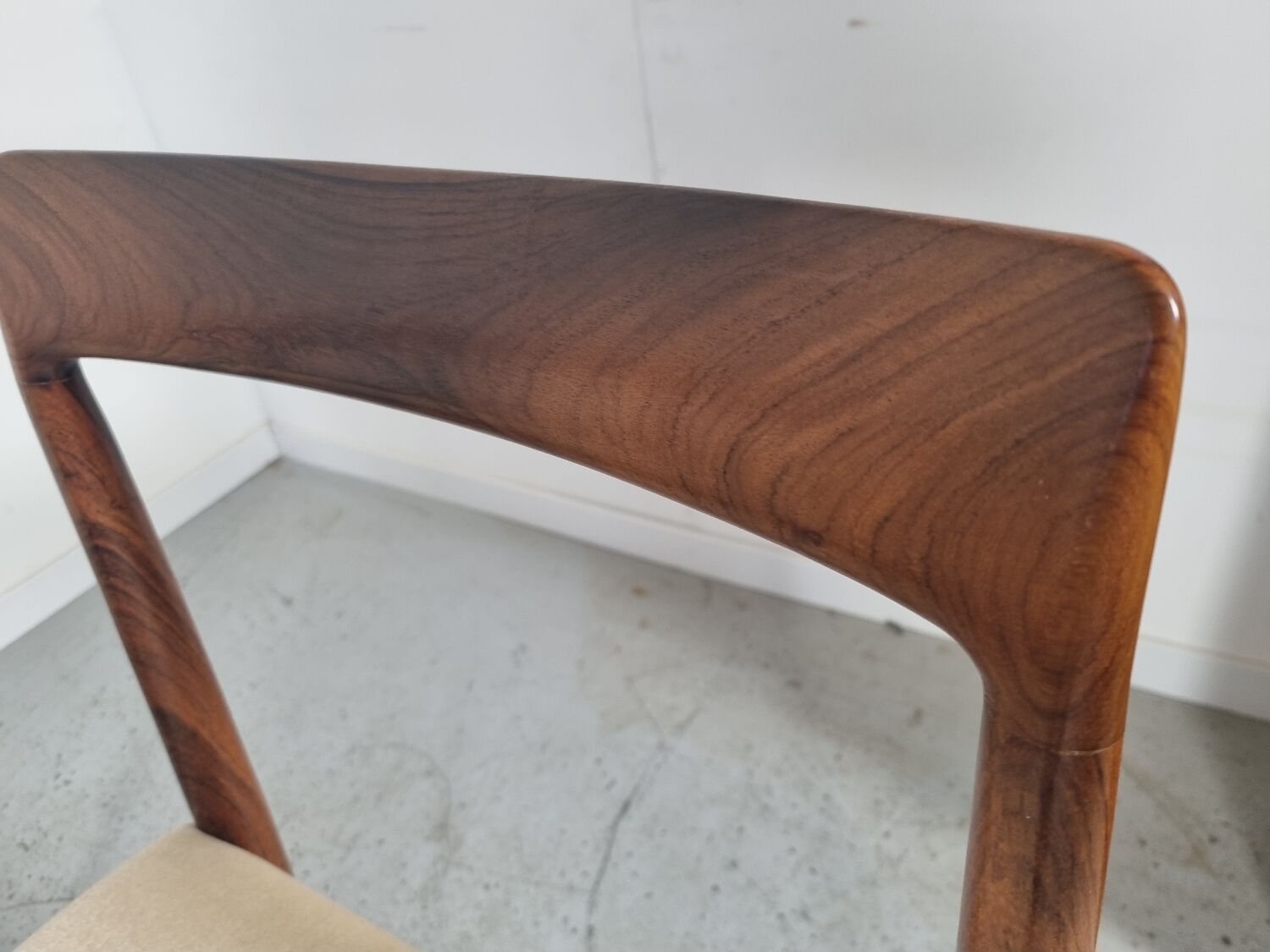 6 Scandinavian rosewood lubke chairs, 60s