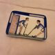 Bavarian porcelain cup may 1929 signed turf hokey players