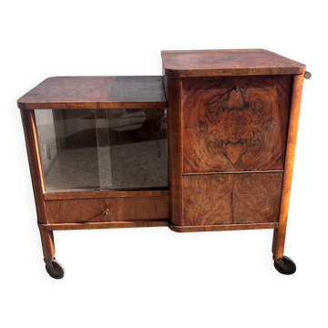 Art Deco walnut sideboard, circa 1930s