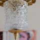 Glass and brass hanging 1950s