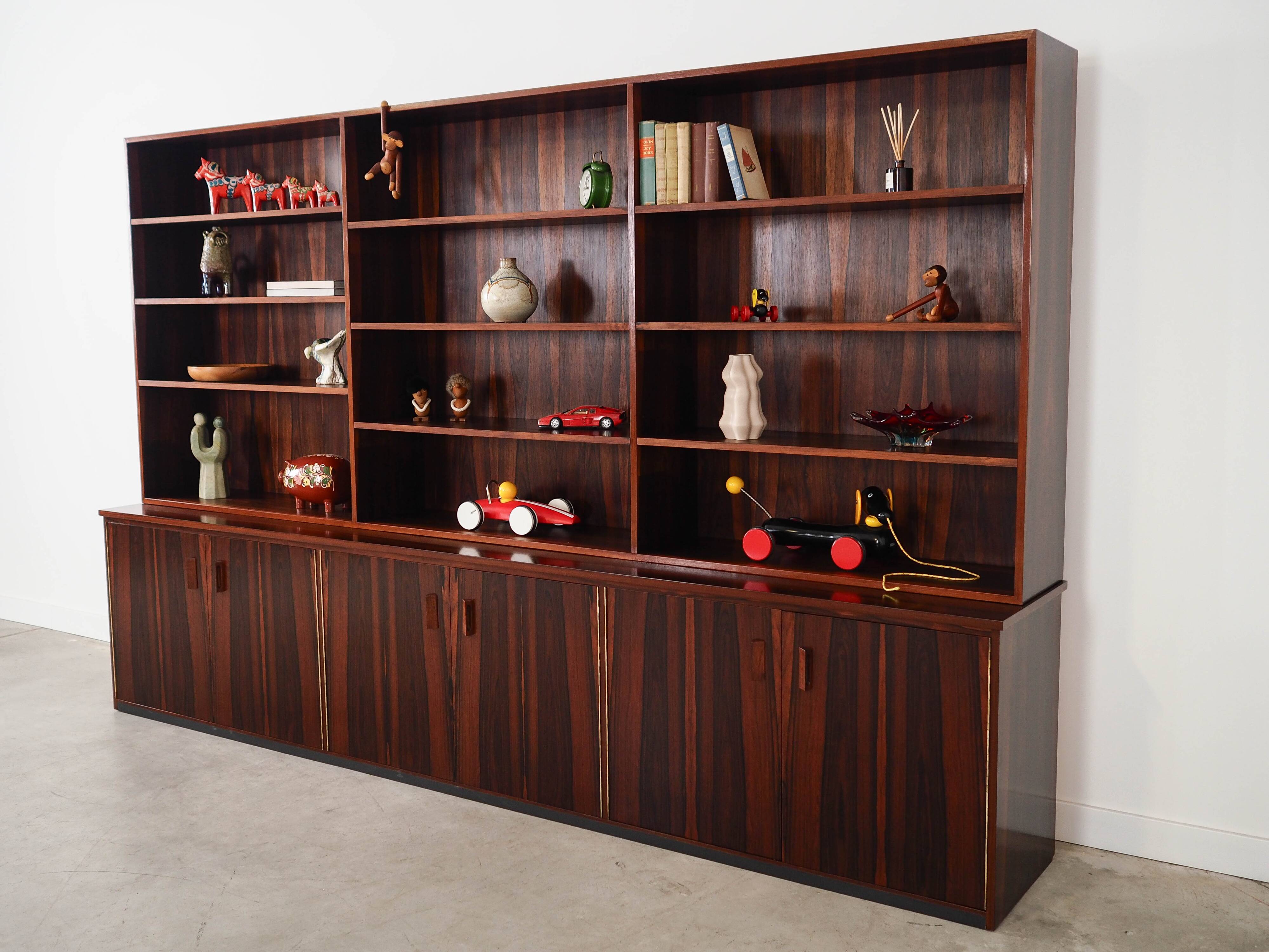 Rosewood bookcase, Danish design, 1970s, made in Denmark