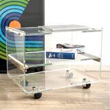 Plexiglas coffee table
