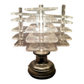 Dutch Century Modern Clear Acrylic Table Lamp, 1960s