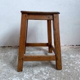 Wooden workshop stool