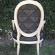 Fauteuil cabriolet style Louis XVI