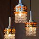 Waterfall pendant lamp by Raak Amsterdam, 1970s