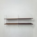 Mid-Century Nisse Strinning string design teak wall unit , 1960s