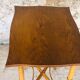 Large vintage side table in bamboo and rattan, circa 1930's