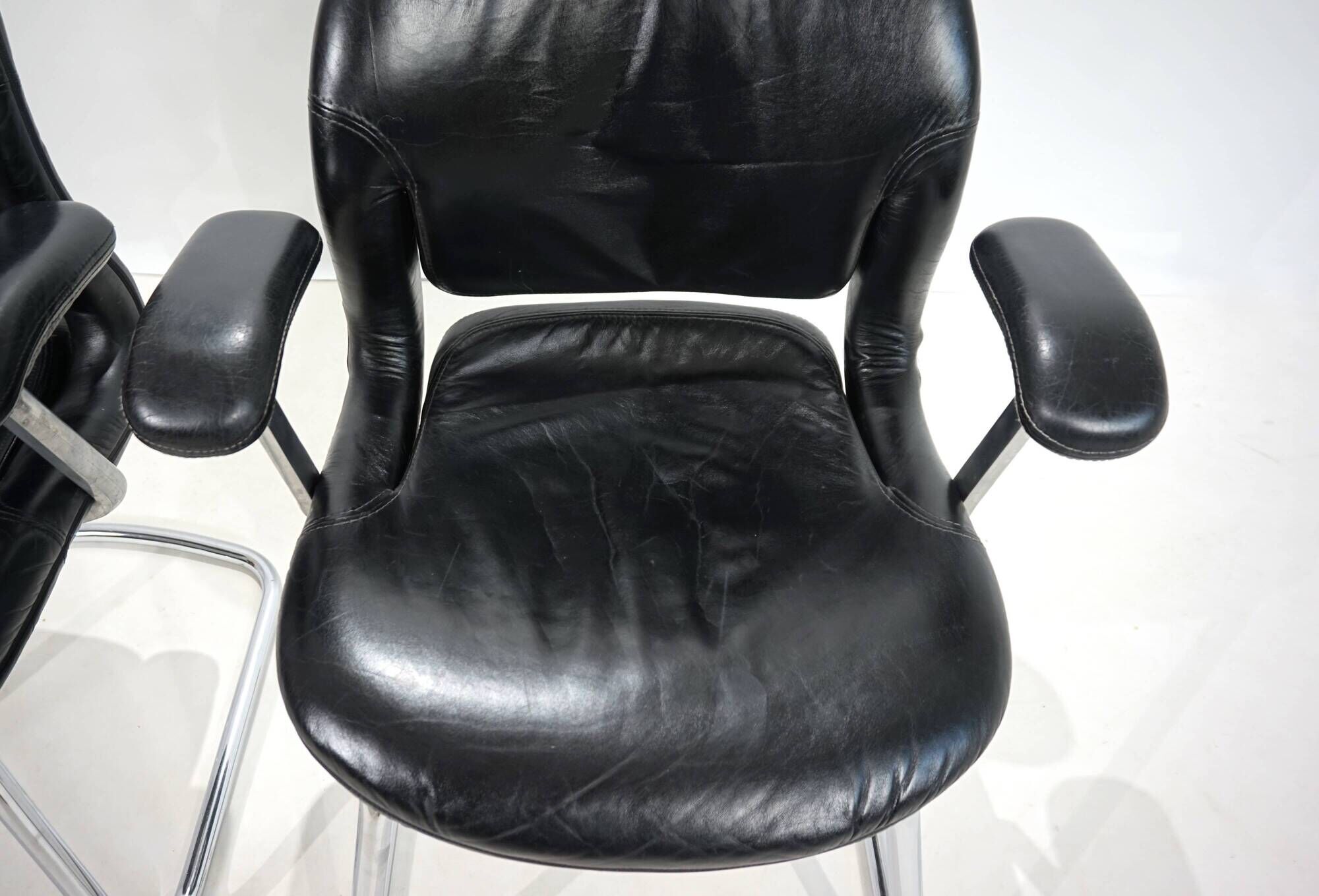 Lot de 2 chaises de bureau/salle à manger Herman Miller Equa par B. Stumpf & D. Chadwi