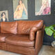Leather couch