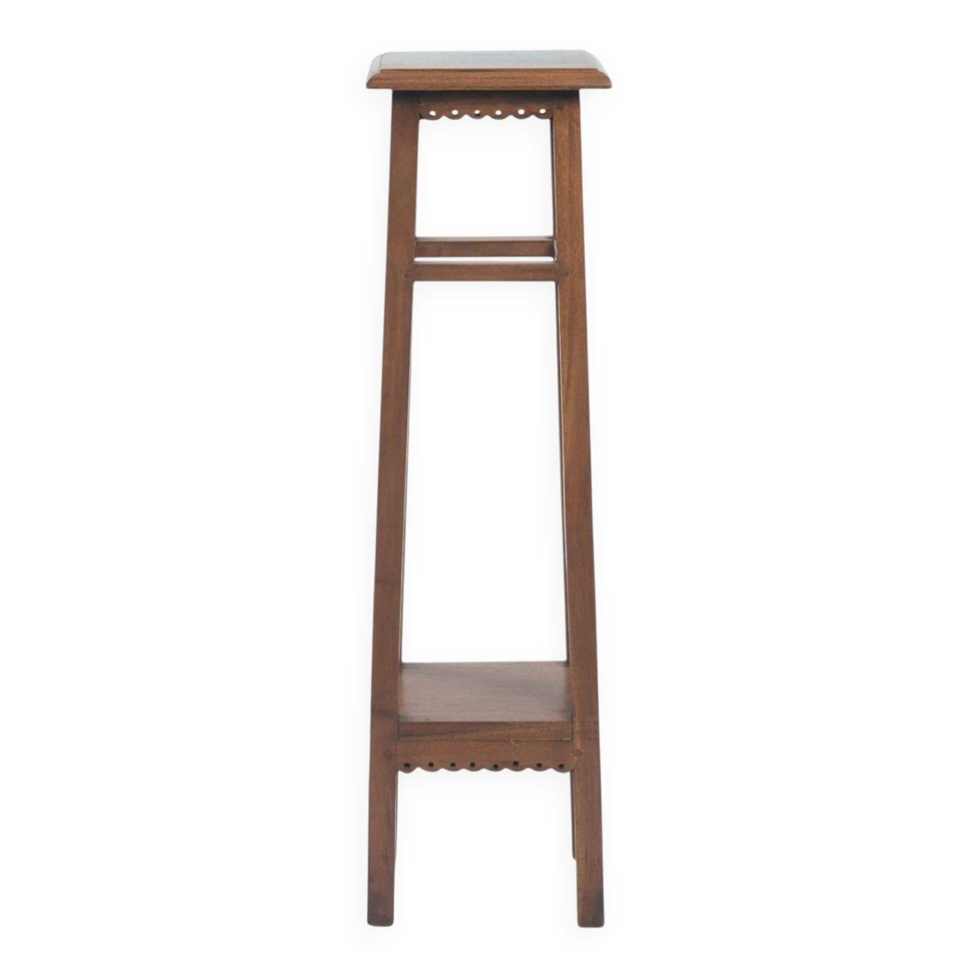 Art Deco Planter, Wooden Pedestal, Netherlands, 1920s