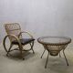 Armchair in rattan Rohe