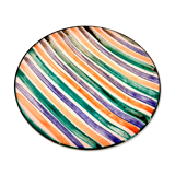 Flat ceramic plate by <Robert Picault