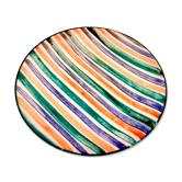 Flat ceramic plate by <Robert Picault