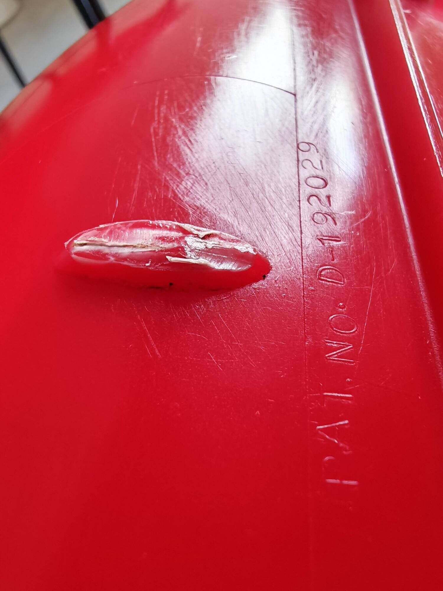 Pair of Vintage Space Age Red Armchairs 1970