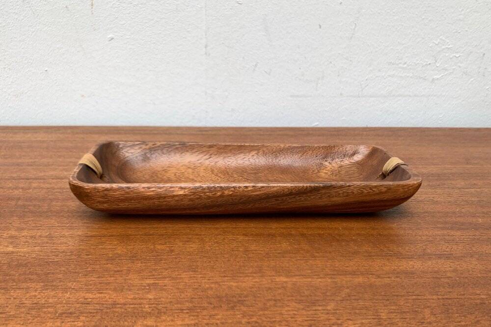 Teak bowl from the mid-century, 1960s.