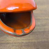 Whale Figurine Ashtray in Ceramic by Ceramica D'Arte, Salerno, Italy, 1970s