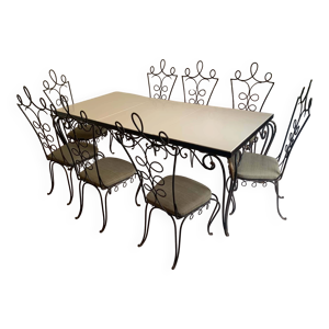 ensemble table et 8 chaises - deco