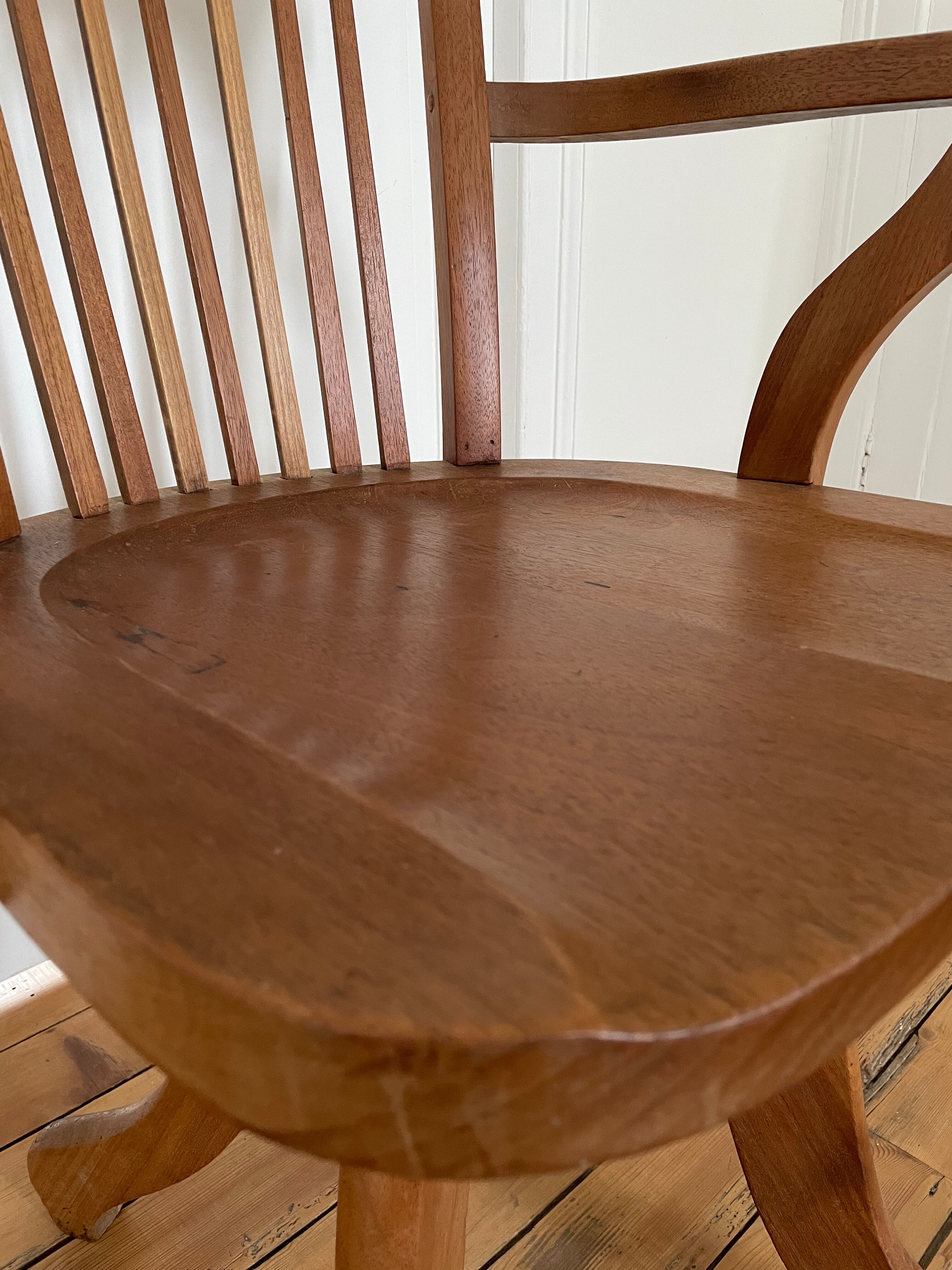 American office chair on 4 feet, 1930s