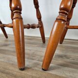 Set of 4 country style chairs, 80s