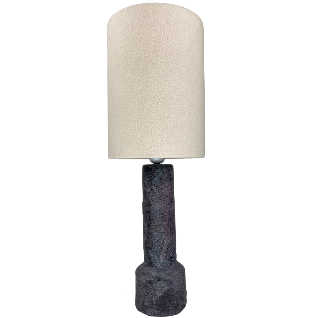 Dutch ceramic fat lave table lamp by Pieter Groeneveld, 1960s