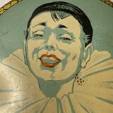 Metal box Pierrot Gourmand signed around 1930