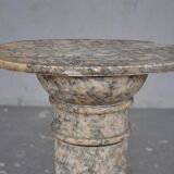 Fluted marble time column XIX