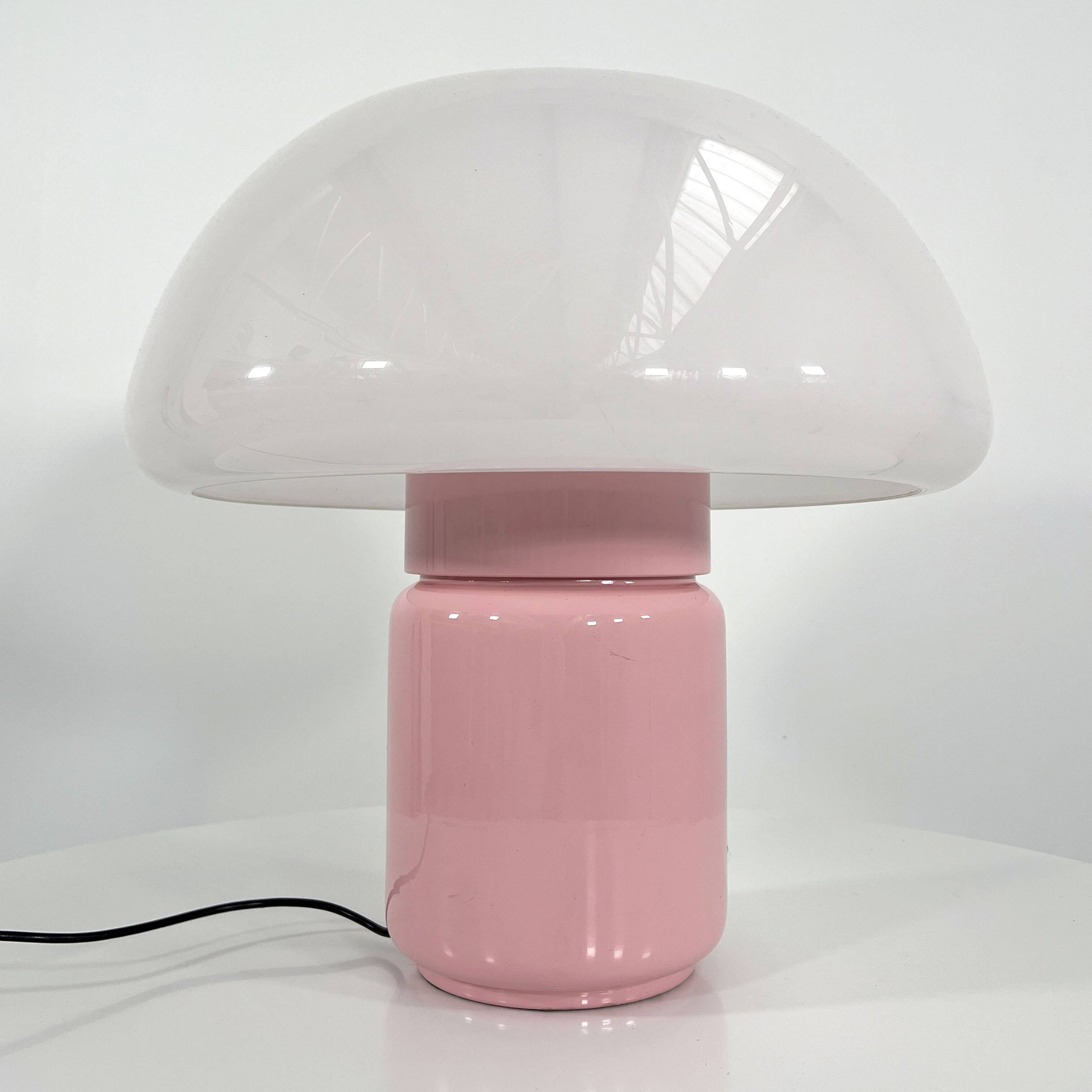 Mushroom Rose table lamp by Elio Martinelli for Martinelli Luce, 1970