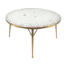 Round Mosaic Coffee Table by Berthold Müller, 1950s