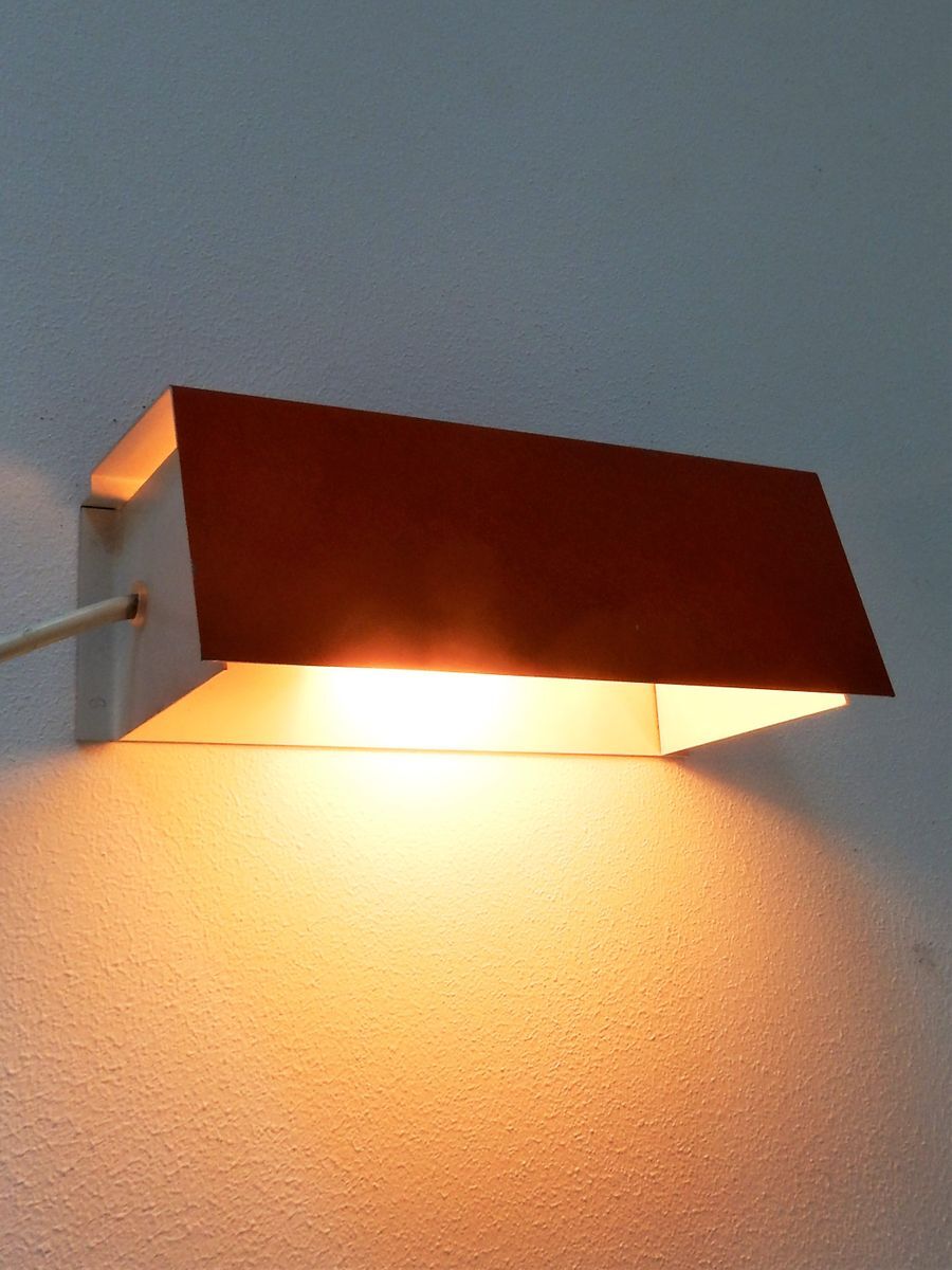 Wall lamp model 7102 Orange by Jan Hoogervorst for Anvia 1950s