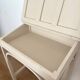 Antique school desk with inkwell