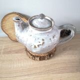 Cafetière en grès bleuté
