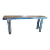 Old carpenter's workbench for furniture making.