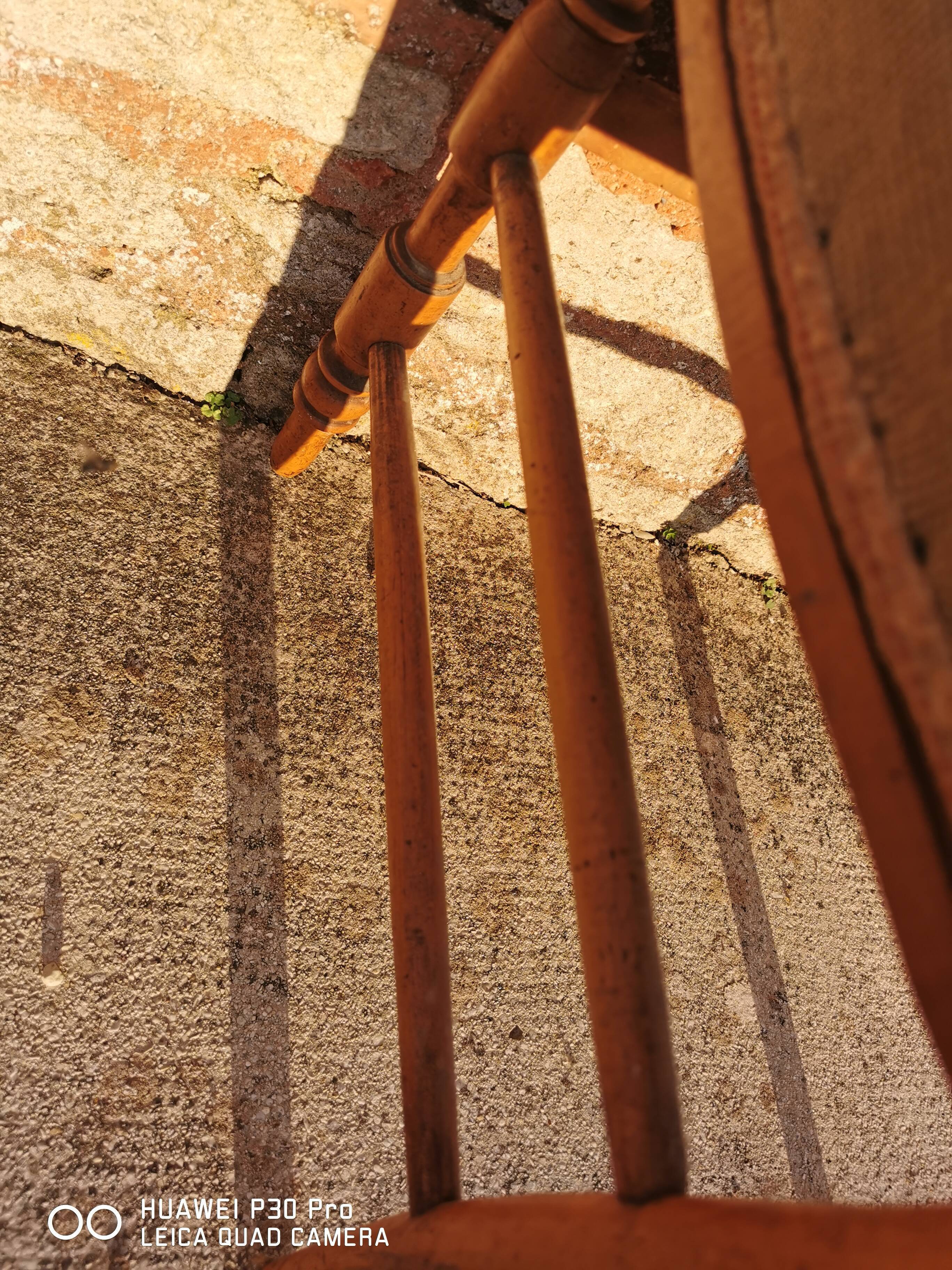 Former low chair known as "nurse chair" louis XV style