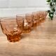 Set of 6 Luminarc pink star lenses