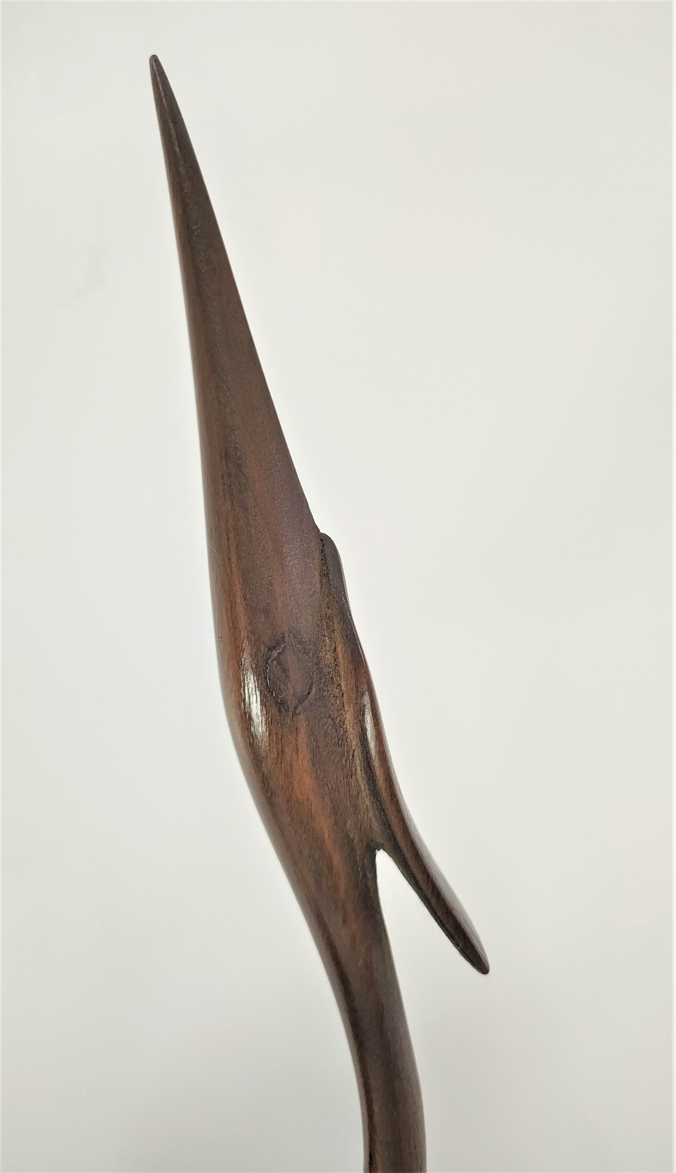 Pair of birds sculptural solid wood design 60s-70s