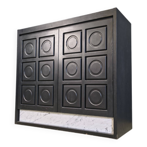 Cabinet de bar brutaliste - 1970