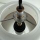 Vintage opaline suspension light from the 1970s