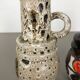 Set of three 1970s pottery fat lava "vienna" vases made by Scheurich, Germany