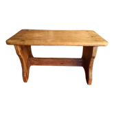 Wooden farm stool, handicraft, XIXh century