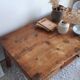 Old-spirited coffee table farm table