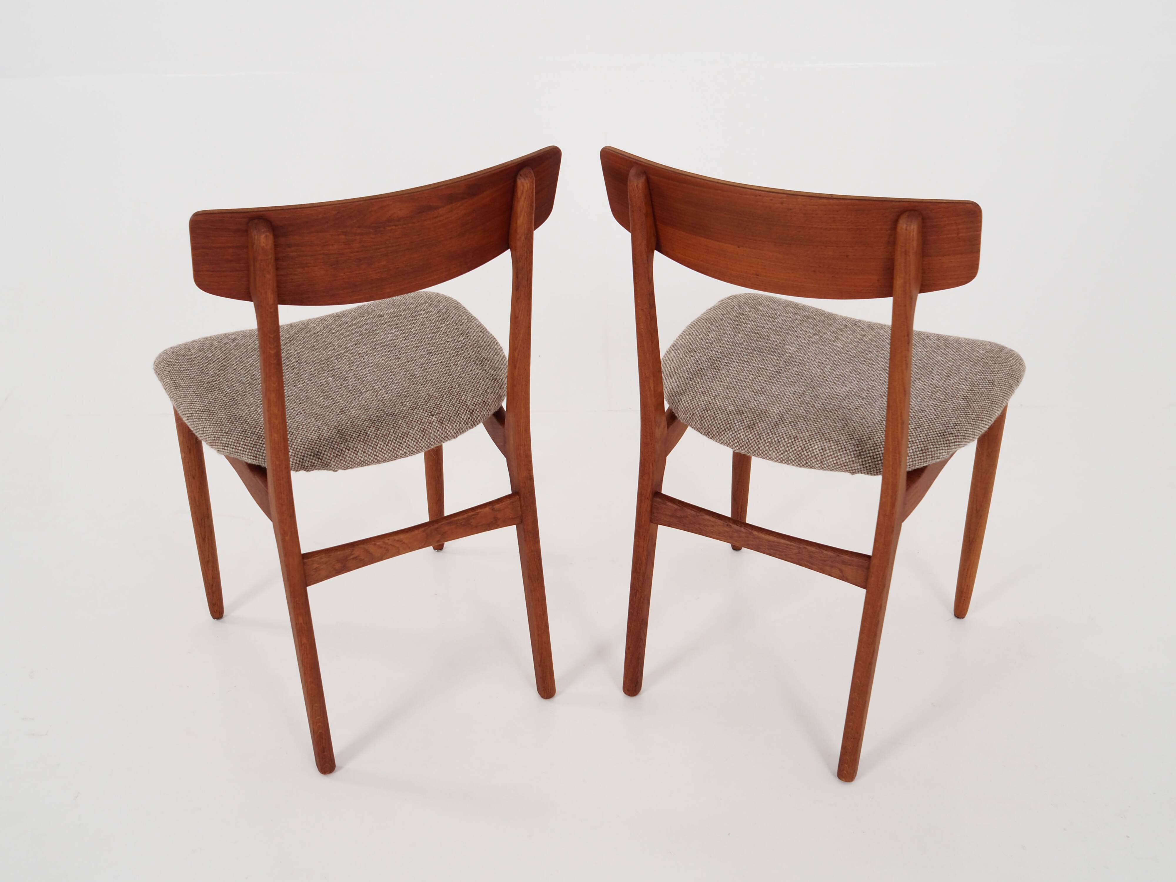 Teak chairs, 1970s design