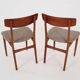 Teak chairs, 1970s design