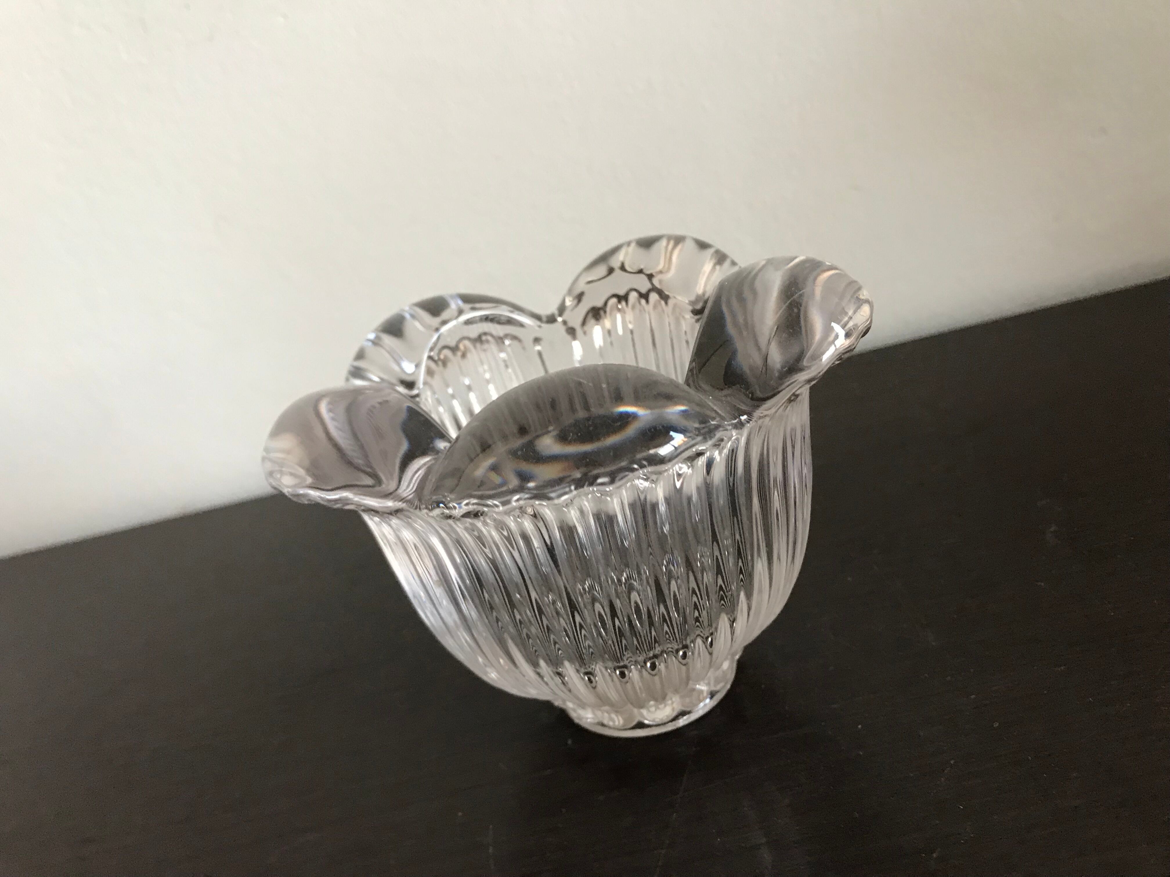 Bougeoir en cristal Pierre d'Avesn